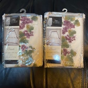 Chianti window tier swags (2)